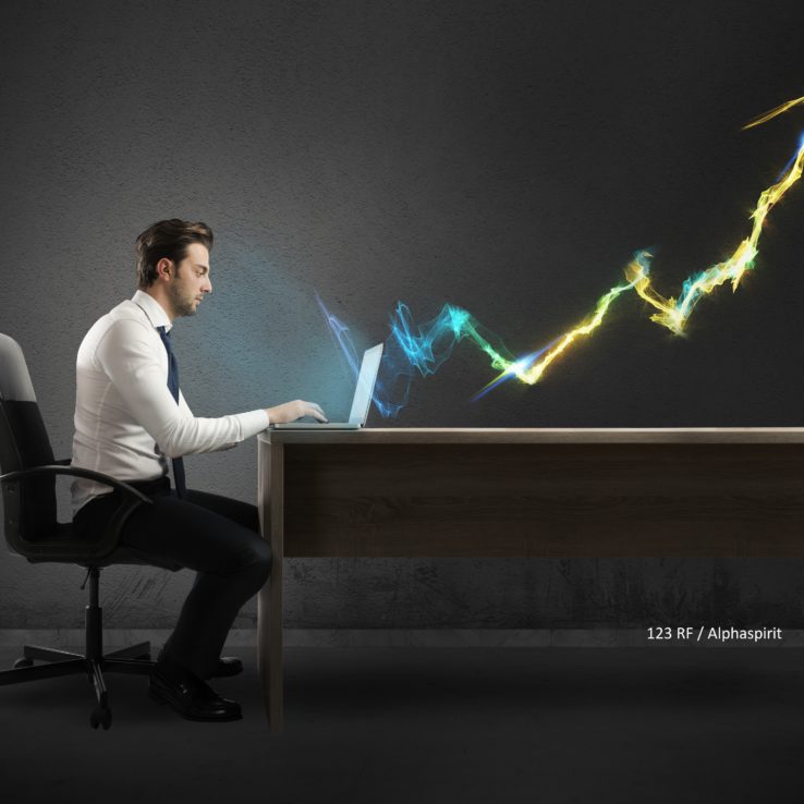 Analysis with laptop